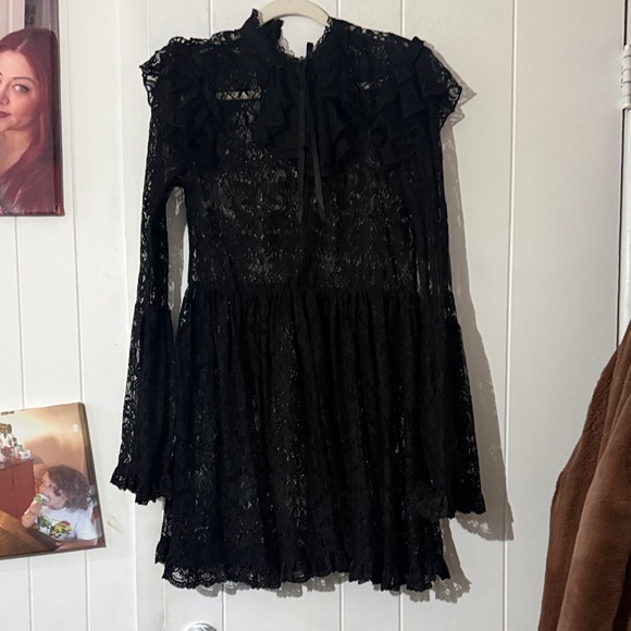 Killstar Dresses & Skirts - Whimsygoth goth Killstar Black Lace Dress